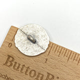 Snake Button, 15/16" Silver Metal Button, 23mm Shank Back  #FJ-118
