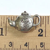 SALE Teapot Pewter Button, 7/8" from Danforth USA, 22mm, Shank Back # FJ-129