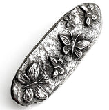Butterflies Pewter Button, 28mm Toggle from Green Girl Studios 1-1//8", Shank Back  #G311
