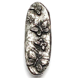 Butterflies Pewter Button, 28mm Toggle from Green Girl Studios 1-1//8", Shank Back  #G311