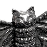 Kitty Moth / Flying Cat Pewter Pendant by Green Girl Studios USA, 2.25" / 57mm,  #G711