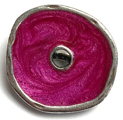 Fuchsia Essence Button from Danforth Pewter, 13/16"  #FJ-157