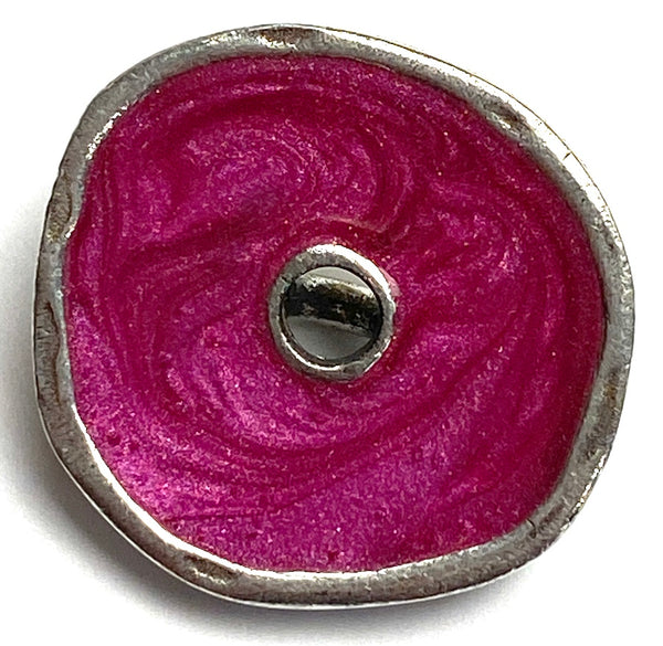 Fuchsia Essence Button from Danforth Pewter, 13/16"  #FJ-157