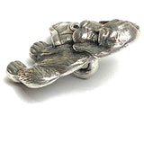 Rascal Puppy Button, Pewter, 3/4" Danforth USA, Shank Back # FJ-164