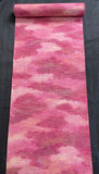 Raspberry Dream Abstract Cloud Vintage Kimono Silk Ikat From Japan By the Yard #306