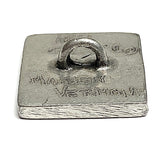 Sawtooth Star Quilt Button, Pewter, 5/8" Danforth USA, Shank Back # FJ-165