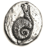 Snail Pewter Pendant from Green Girl Studios 7/8"  #G260