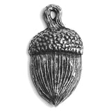 Acorn Pewter Pendant from Green Girl Studios 1-1/8"  #G254