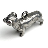 Dachsund Pewter Dog Charm/Pendant 1" from Green Girl Studios 25mm   #G532