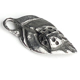 Ladybug Leaf Pewter Charm 1" from Green Girl Studios #G261