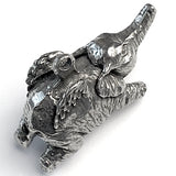 Flying Elephant Pewter Pendant 1 -3/8" from Green Girl Studios #G206