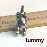 Flying Elephant Pewter Pendant 1 -3/8" from Green Girl Studios #G206