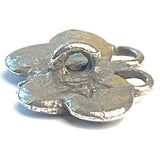 Butterfly Button, Pewter, 15/16" Shank Back, From Green Girl Studios USA  #G329