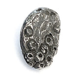 Barnacle Button, Pewter, Smaller Size 1/2" Shank Back, from Green Girl Studios USA  #G340