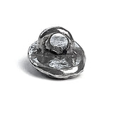 Barnacle Button, Pewter, Smaller Size 1/2" Shank Back, from Green Girl Studios USA  #G340