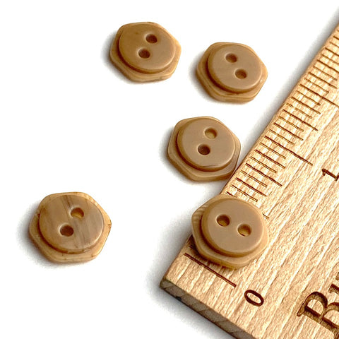 10 Buttons, Wood Candy Wrapped Candy Buttons, 2 Hole at 82 