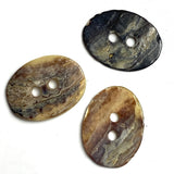 Bulk Bargain: Oval Moonrise Mother of Pearl 5/8" Iridescent Button 15mm, Pack of 100 #MUN527