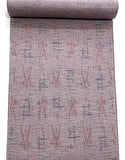 Lustrous Kasuri Mauve-Muted Purple Vintage Kimono Silk/Wool From Japan By the Yard  #131