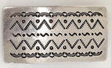 Vintage Sterling Silver Belt Buckle Signed "LP Lag-Zun" by Leonard Paquin Laguna Zuni  #MV-30