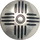 Zia Symbol 5/8" Nickel Silver Shank Back Southwest Button 5/8"  #SW-78