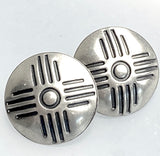 Zia Symbol 5/8" Nickel Silver Shank Back Southwest Button 5/8"  #SW-78