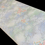 SALE, Blossoming Clouds Oshima Tsumugi Pongee Vintage Kimono Silk from Japan, By the Yard #139