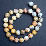 Re-Stocked, Planetary Agate Gemstone Round 10mm Beads, Strand of 30-35 #LP-36