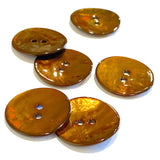Re-Stocked, Brown 5/8" Shiny Agoya Shell Button  #1241