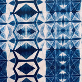 'Shibori Diamond Indigo' Cotton Print of Shibori, by Kim Eichler-Messmer, 44" Wide, By the Yard # 1445