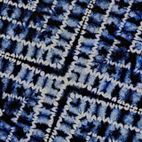 SALE Shibori X-Pleat Indigo' Art Cotton Print by Kim Eichler-Messmer, 44" Wide, By the Yard # 1450