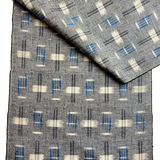 Exceptional Kurume Kasuri Silk, Textured Vintage Handwoven Kimono Ikat From Japan By the Yard # 777