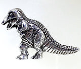 Dinosaur Button T-Rex Pewter 1-3/8" Shank Back, Re-Stocked