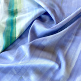 Touch a Cord Light Blue, Cotton/Silk Blend, Naomi Ito/Nani Iro Japan, 47" Wide By the Yard #391 B