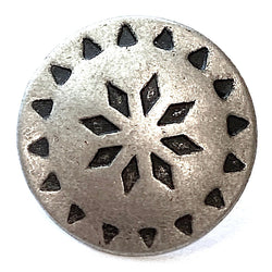 SALE Utah Daisy Pewter Southwest Concho Shank-Back Button 3/4" 20mm   #MV-1
