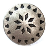 SALE Utah Daisy Pewter Southwest Concho Shank-Back Button 3/4" 20mm   #MV-1