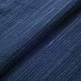 Navy CREPE Stripe Lightweight Drapey Artisan Cotton Kasuri from Japan 42" Wide, By the Half Yard # NS-44