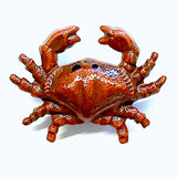 Crab Button, 5/8" Metal with Shank Back, By Susan Clarke, Last Ones