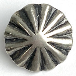 Repousse 3/4" Nickel Silver Button 19mm with Large Shank #SW-312