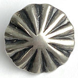 Re-Stocked, Repousse 3/4" Nickel Silver Button Shank Back #SW-226
