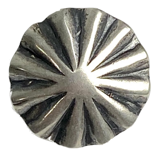 Repousse 3/4" Nickel Silver Screw-Back Concho  #SW-272