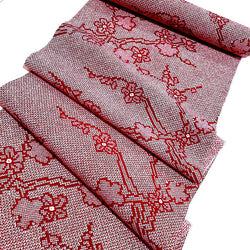 LAST of this:  Reaching Branches Wool Blend Vintage Kimono Fabric From Japan By the Yard  #133