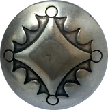 Four Directions Large Silver 1.25" Concho Button #SW-46