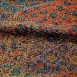 'Antique' Patchwork Jewel Chirimen Crepe Kimono Silk. 7" x 59". #4430