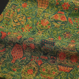 Pottery Jungle Vintage Kimono Silk Chirimen Crepe 6.5" x 13.5". #4328