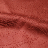 Cinnabar Satin Vintage Kimono Silk Jacquard  6.5" x 84". #4321