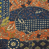 SALE Journey with Indigo Kimono Silk Satin 'Charmeuse'  14" x 62"    # 4198