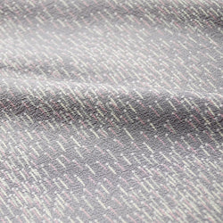 Dusty Purple Meteor Showers Chirimen Crepe Vintage Kimono Silk 6.5" x 13". #4332