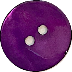 Bright Purple Shiny Agoya Shell Button, 5/8".  #1243.   90¢ each