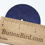 Blue Extra Large Coconut Button "Rustica"  2-1/4" Scooped Navy