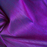 CLOSEOUT $17/yd! Purple Pansy Iridescent 100% Silk Dupioni, 54" Wide. By the Yard #717